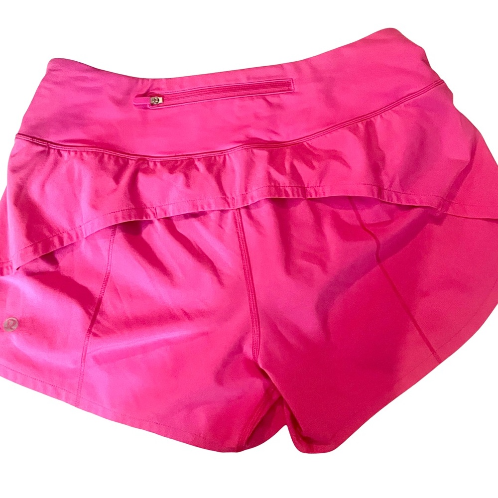Lulueman Women's Athletic Shorts Size 6 Hot Pink 2 Pockets